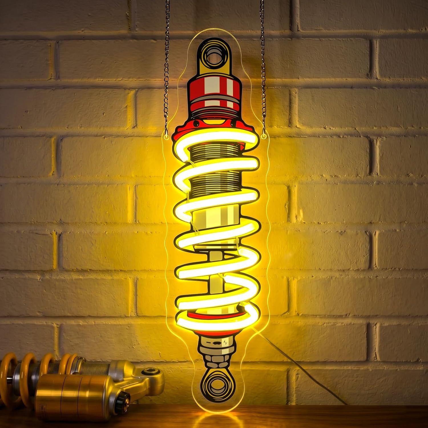 Garage Lighting Decor - 충격 흡수 장치 LED 네온 조명