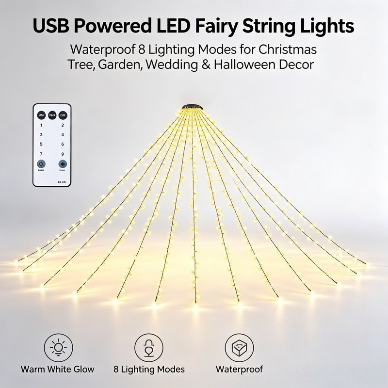 Lighting Decoration Wedding - USB LED 요정 스트링 조명, 방수