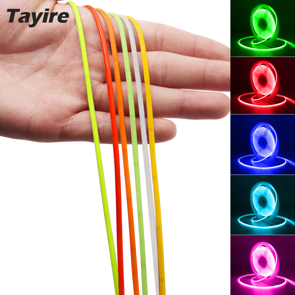Lighting Mcqueen Bedroom Decor - 2mm 2.7mm 초슬림 COB LED 스트립