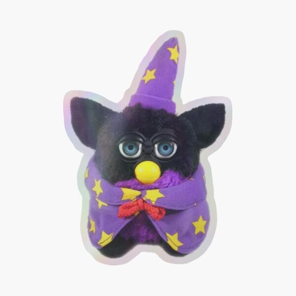 Lighting Mcqueen Bedroom Decor - 마법의 furby 홀로그램 스티커 노트북 장식