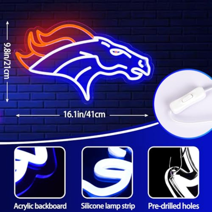 벽 장식용 축구 네온사인, 남자들의 공간이나 차고를 위 - Garage Lighting Decor 리뷰 및 가격