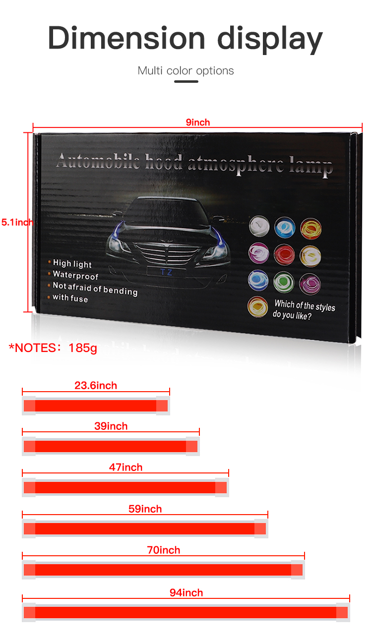 12V 화이트 자동차 후드 라이트 스트립, 스캔 스타팅 - Ambient Led Strip 리뷰 및 가격