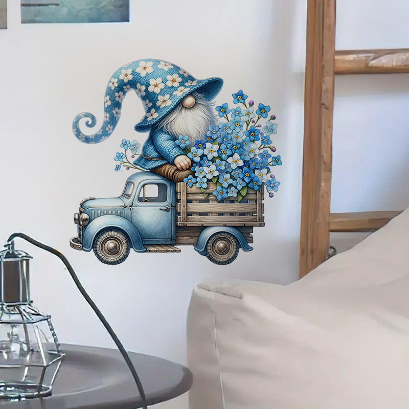 KT322 #   재미 있은 그놈 화장실 스티커 장식  - Lighting Mcqueen Bedroom Decor 리뷰 및 가격