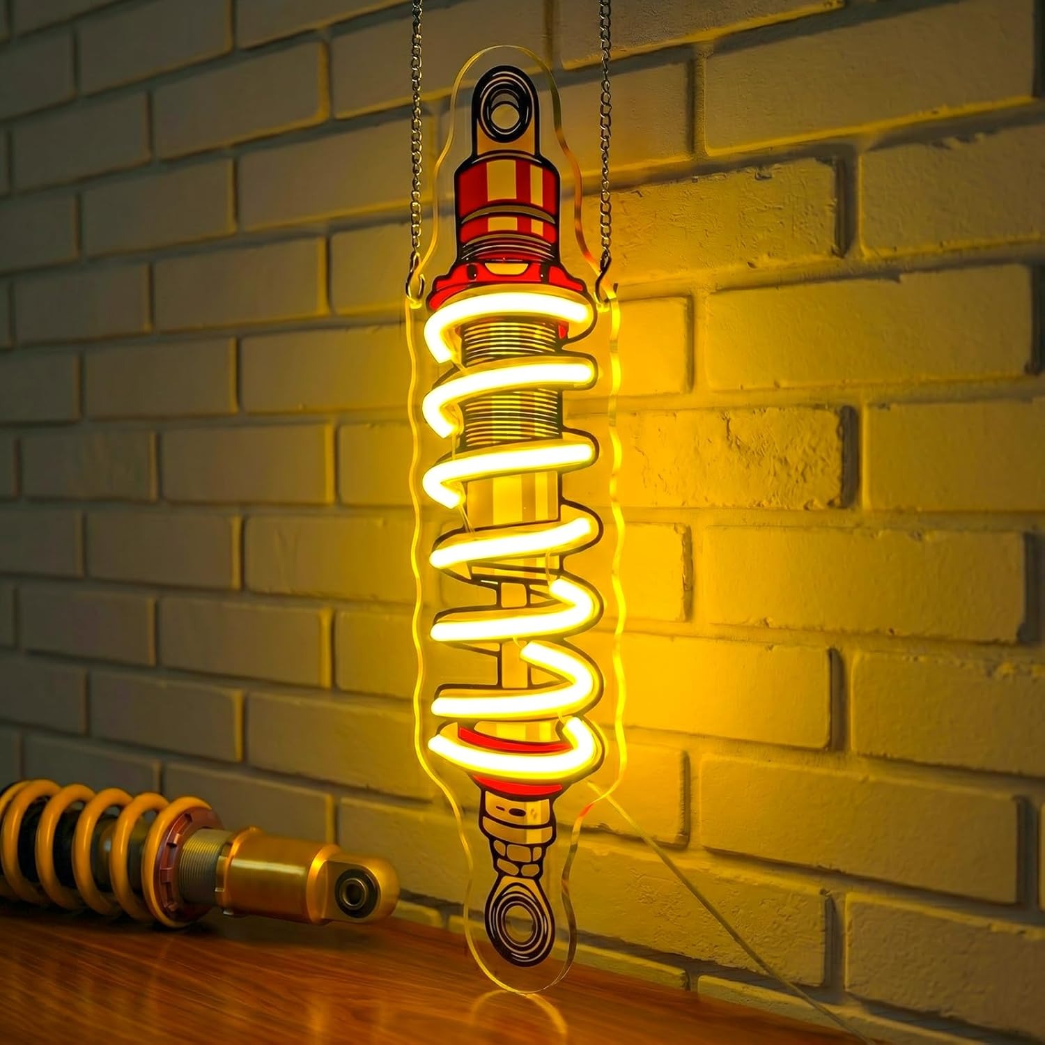 충격 흡수 장치 LED 네온 조명 USB 디밍 가능 자 - Garage Lighting Decor 리뷰 및 가격