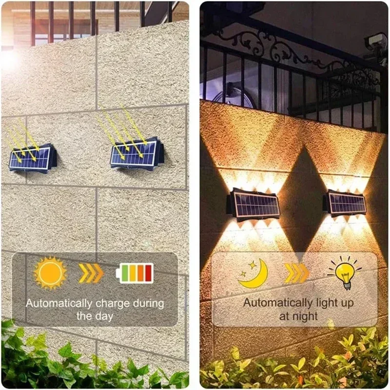 외부 태양 울타리 조명에 대 한 태양 조명 야외 방수  - Garage Lighting Decor 리뷰 및 가격
