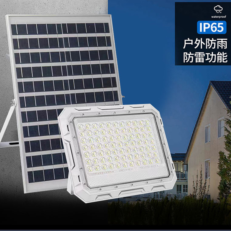 새로운 태양광 야외 조명 100/200/300W 가로등 - Garage Lighting Decor 리뷰 및 가격