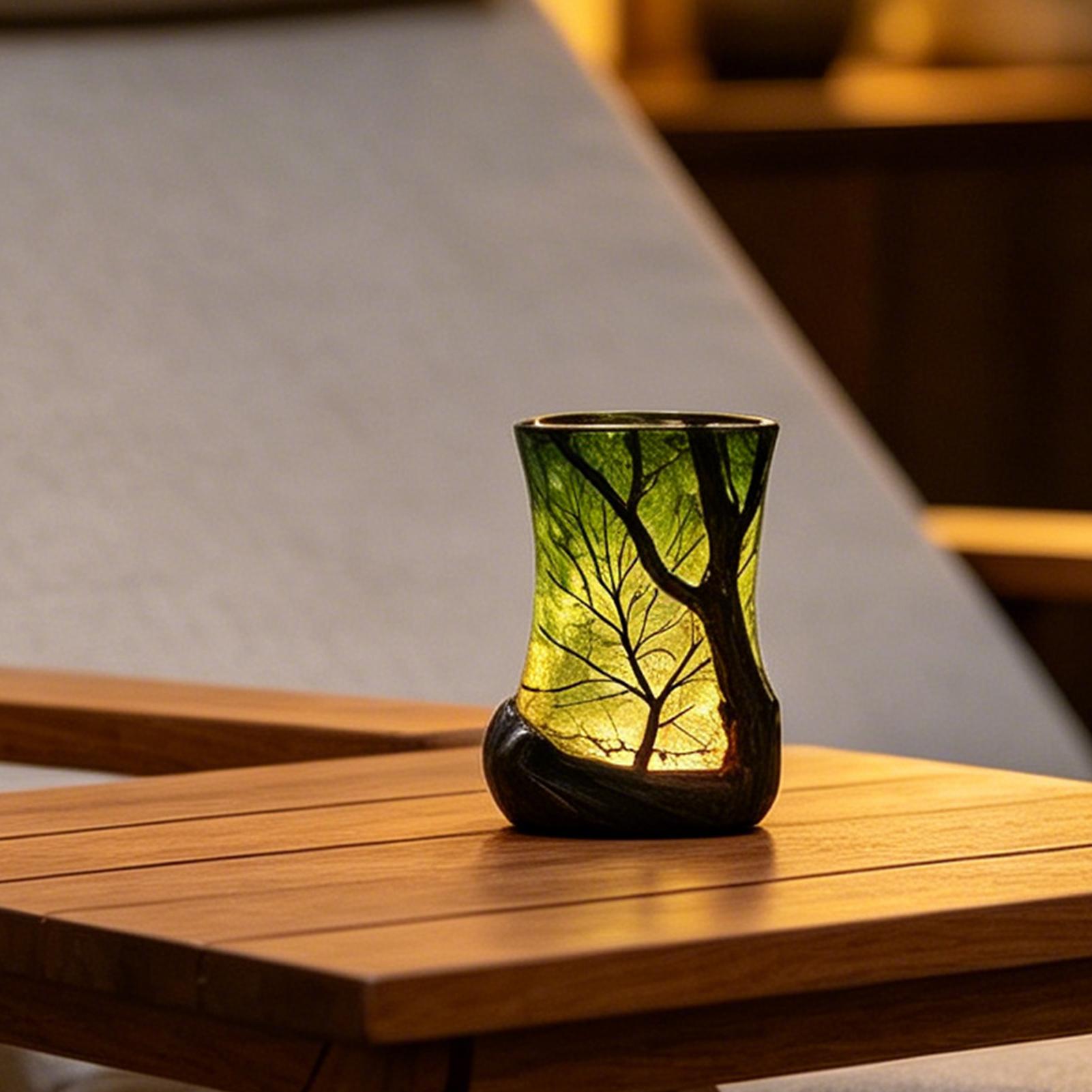 침대 옆 테이블 램프 숲 모양 야간 조명, 가정, 사무 - Lighting Decor In Room 리뷰 및 가격