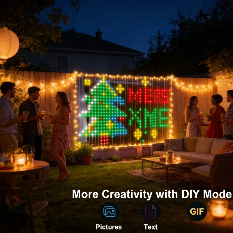 스마트 400LED 커튼 조명, 음악 동기화 DIY 요 - Lighting Decoration Wedding 리뷰 및 가격