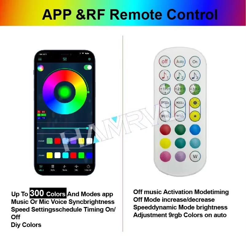 구멍이 있는 육각형 LED 천장 조명 RGB 색상 변경 - Garage Lighting Decor 리뷰 및 가격