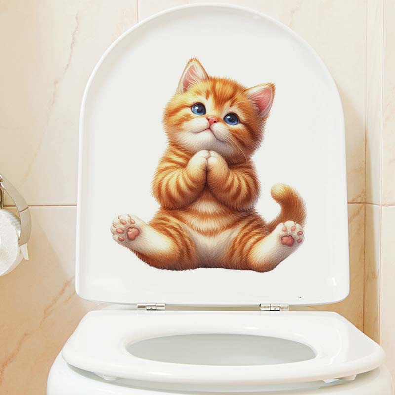 탈부착 가능한 요가 고양이 벽 스티커, 홈 데코 스티커 - Lighting Mcqueen Bedroom Decor 리뷰 및 가격