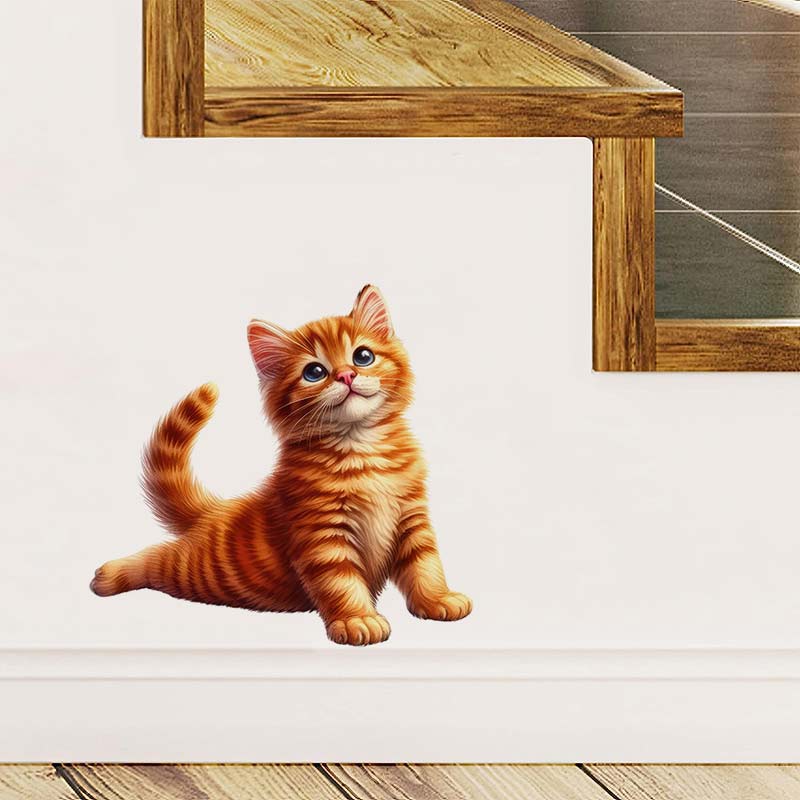 탈부착 가능한 요가 고양이 벽 스티커, 홈 데코 스티커 - Lighting Mcqueen Bedroom Decor 리뷰 및 가격