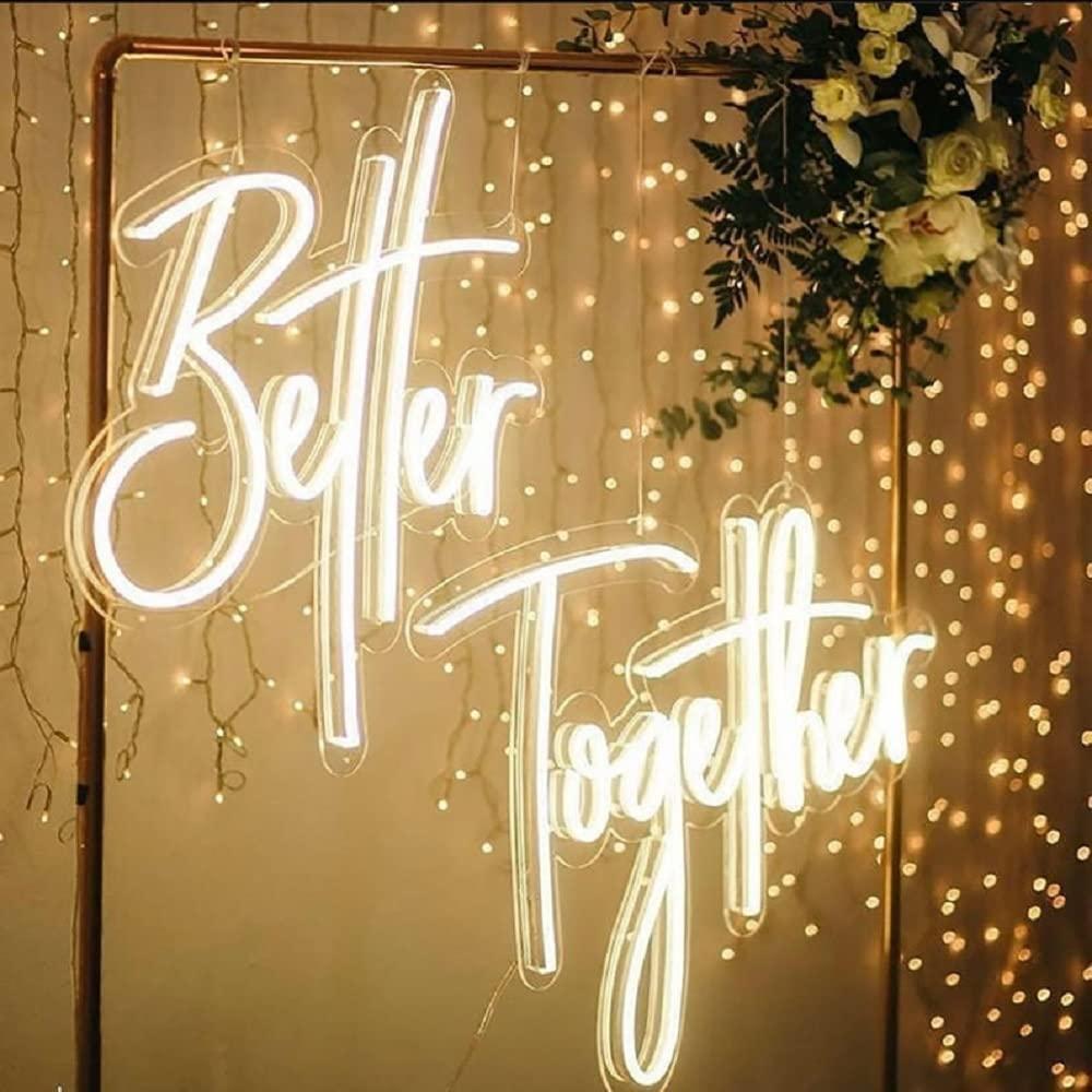 Better Together 네온 사인 USB 디밍이  - Lighting Decor In Room 리뷰 및 가격