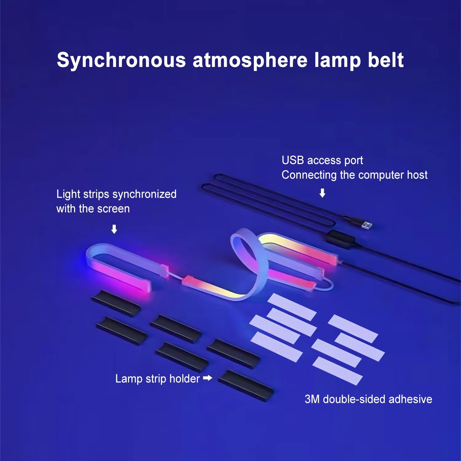 RGB 게이밍 라이트 스트립 모니터 백라이트 LED 디 - Ambient Led Strip 리뷰 및 가격