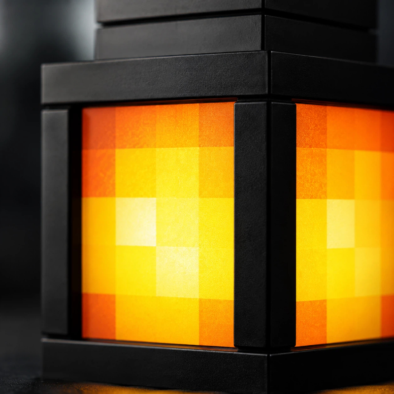 마인크래프트 랜턴 키체인 미니 LED 발광 픽셀 모델  - Lighting Decor Minecraft 리뷰 및 가격