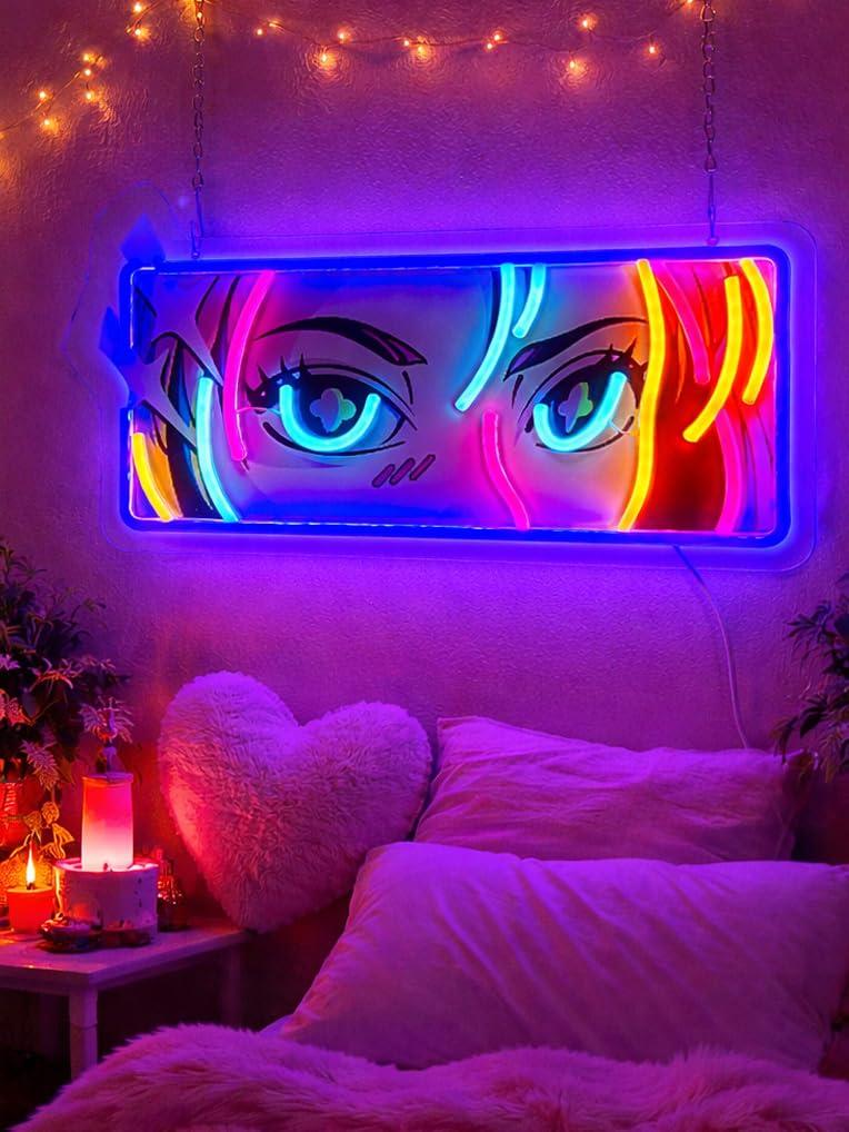 열정적인 눈빛 네온사인 USB 디밍 가능 LED 조명  - Garage Lighting Decor 리뷰 및 가격