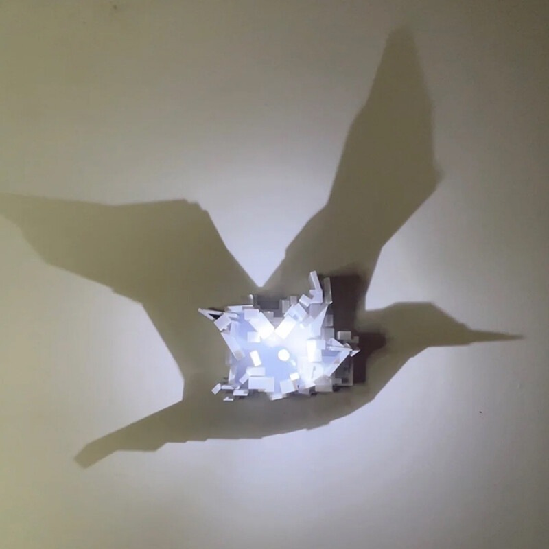 드롭쉬핑 3D 라이트 섀도우 무드등, 인터랙티브 무드등 - Lighting Decor In Room 리뷰 및 가격