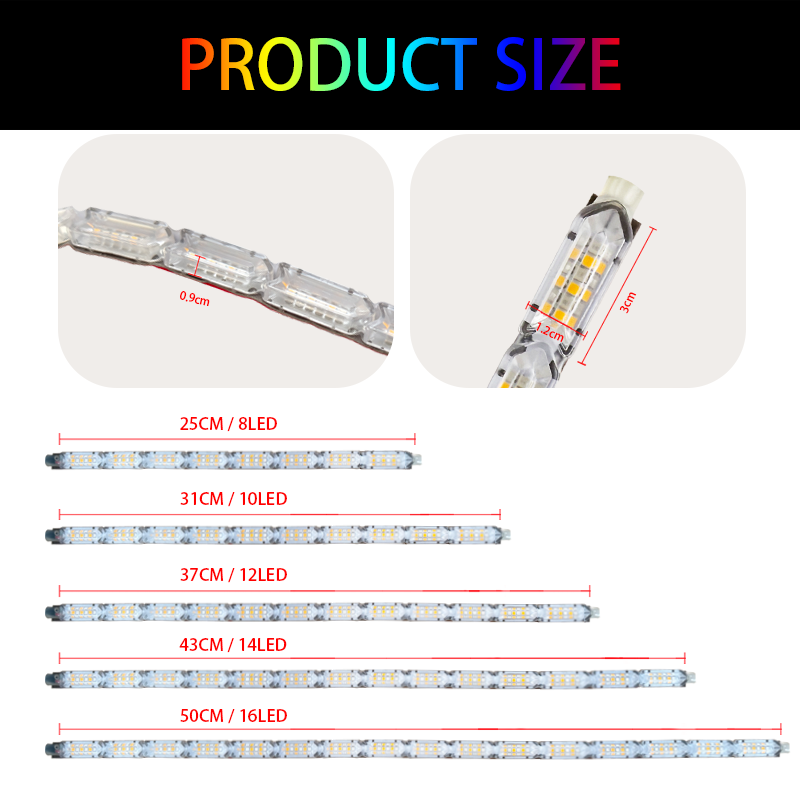 12V 플렉시블 LED 스트립 DRL 방수 자동차 주간 - Ambient Led Strip 리뷰 및 가격