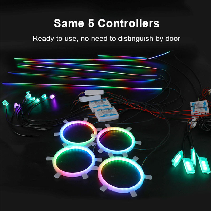 공장 맞춤형 무드등 간편 설치 심포니 유니버설 자동차  - Ambient Led Strip 리뷰 및 가격
